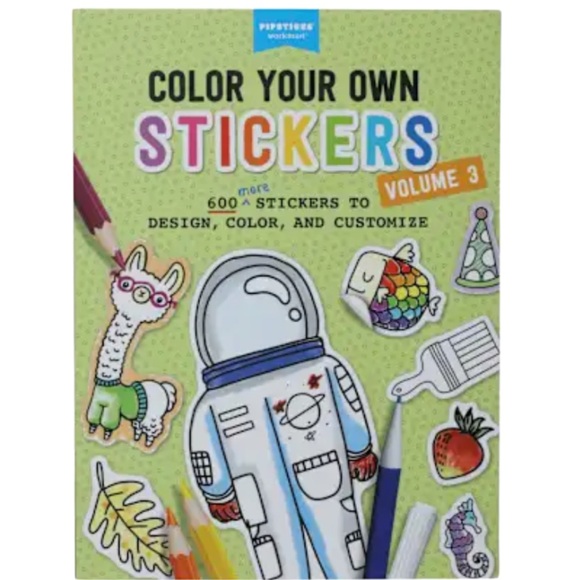 Other | Color Your Own Stickers | Poshmark